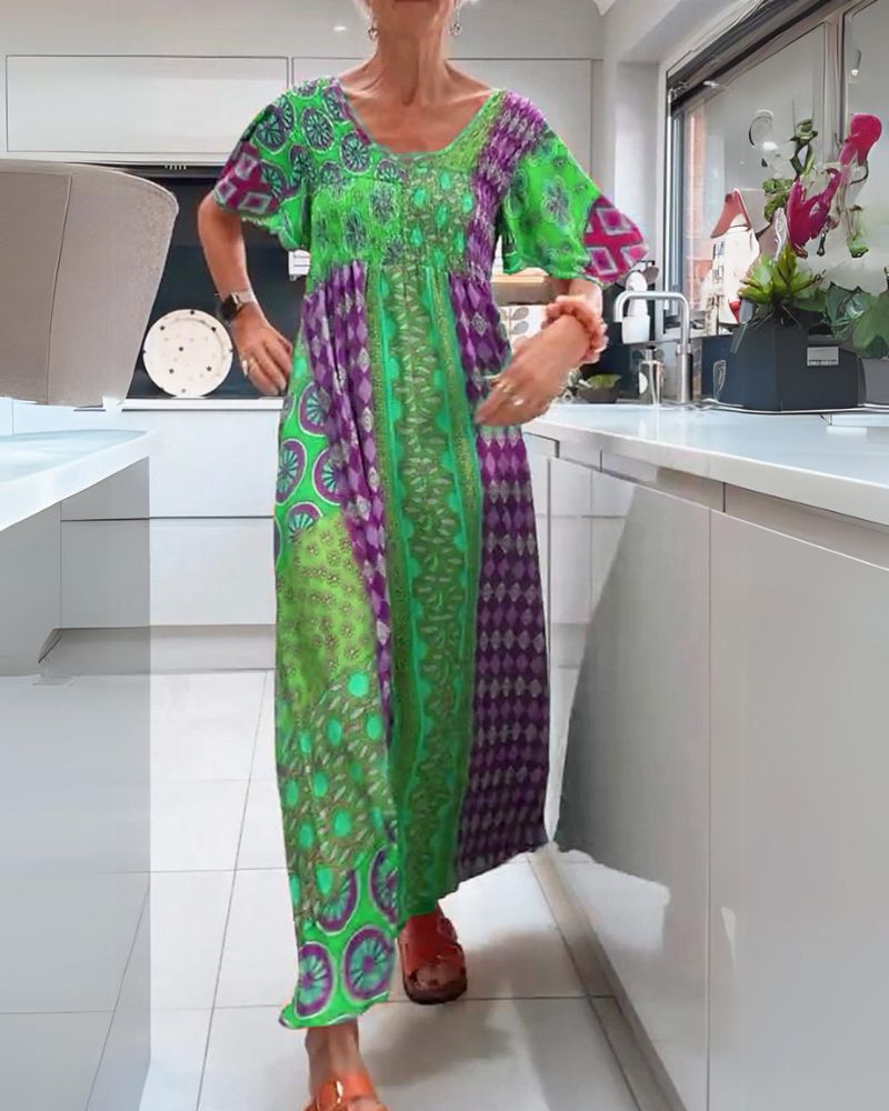 Marella | Colorful Bohemian Dress