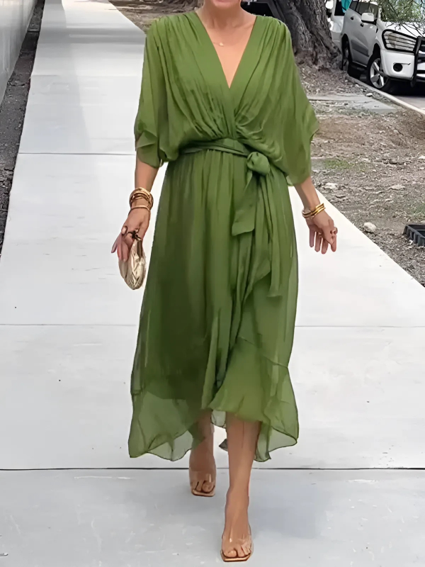Ashlyn | Timeless Wrap Midi Dress