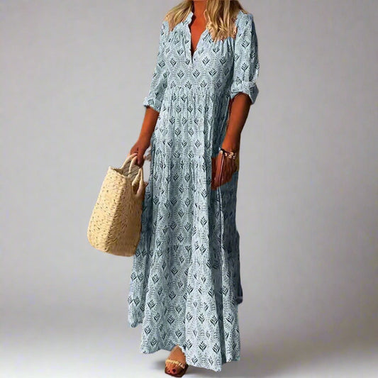 Maureen | Stylish Boho Maxi Dress