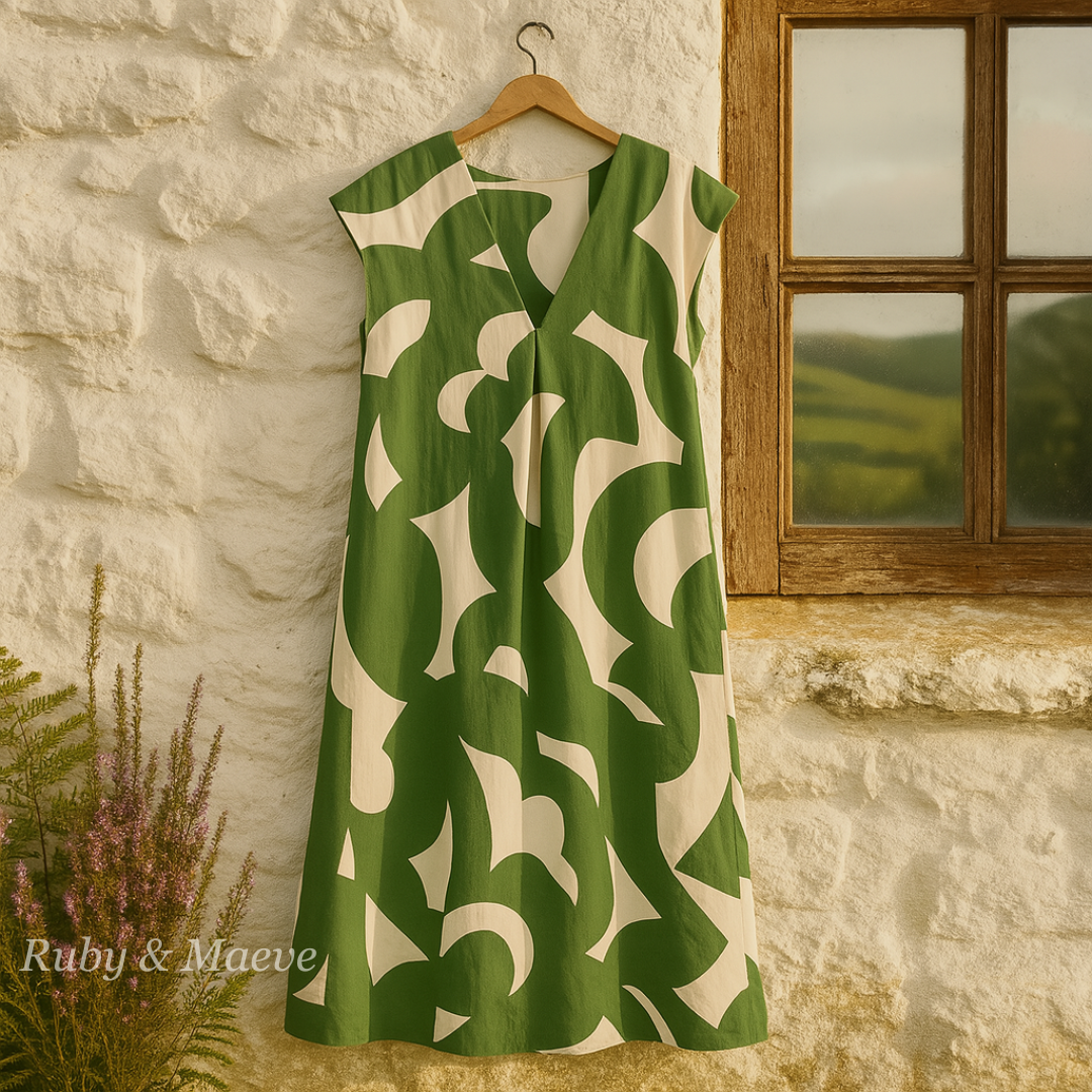 Viola | Flowing V-Neck Dress