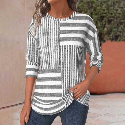 Miki | Striped Comfort Blouse