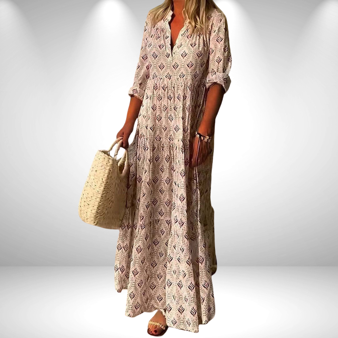 Maureen | Stylish Boho Maxi Dress
