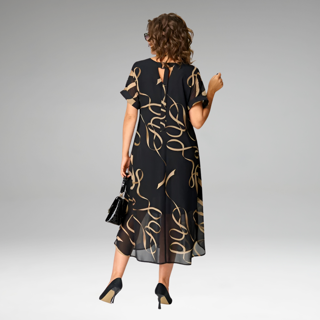 Sanne | Elegant Printed Dress