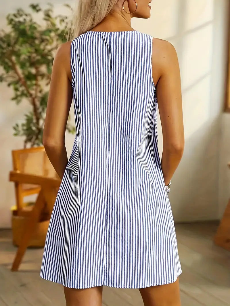 Selena | Stylish Striped Summer Dress