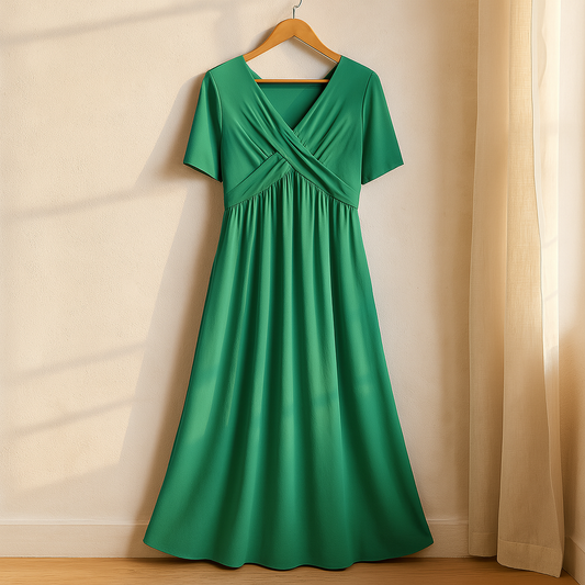 Leia | Elegant Dress with Tummy Coverage