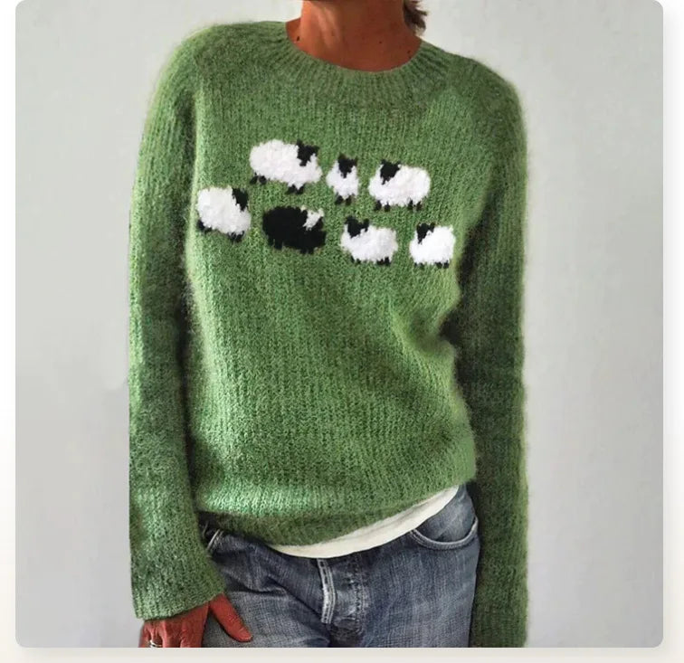Sinéad | Comfortable Cute Sheep Sweater