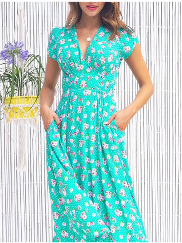 Fyang | Button-Front Midi Dress