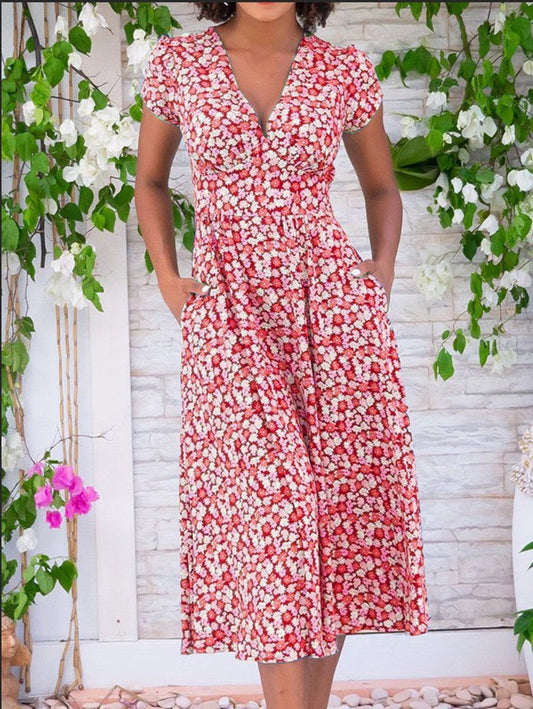 Fyang | Button-Front Midi Dress