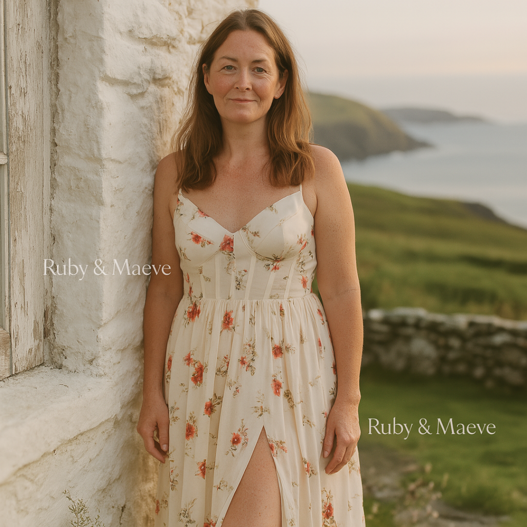 Solenne | Elegant Floral Dress