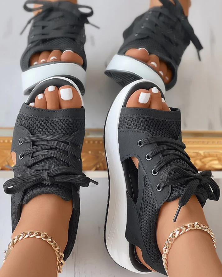 Brixley | Sporty Sneaker Wedge Sandals