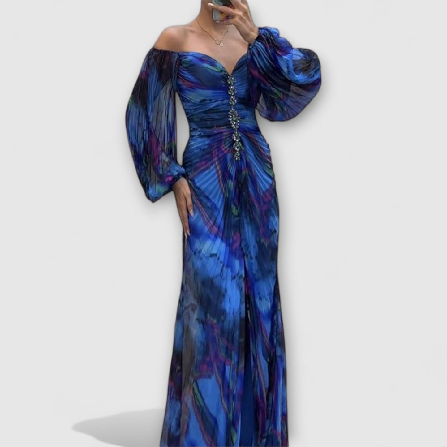 Genevieve | Elegant V-Neck Dress