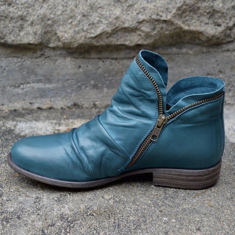 Marjorie | Stylish Zipper Ankle Boots